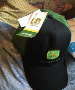 John Deere Farm State Pride Contrast Mesh Back Core Baseball Cap One Size Black/Green 39 81mvoNqCdL