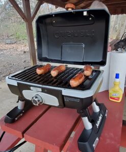 Cuisinart CGG-180TB Portable Propane, Petit Gourmet Tabletop Gas Grill, Black 30 81mw35H3OVL