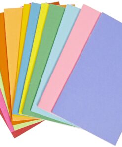 Hygloss Products-77726 Rainbow Bright Blank Book, 32 Sheets, Assorted Colors, Pack of 12