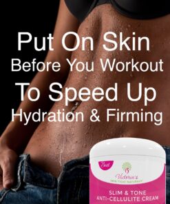 Slim & Tone Anti Cellulite Cream Firming Lotion Botanical Defense Skin Tightening Reduce Sagging Loose Skin Dimples Buttocks Legs Stomach Plus Exclusive Diet and Recipe Guide FREE 20 81myVFWv4tL