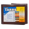 10 Ft. X 10 Ft. Super Heavy Duty 8 Oz. Brown Tarp - 16 Mil Thick 51 81myYT9srGS