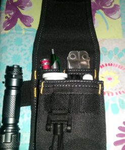 Custom Leathercraft CLC 1104 Construction Multi-Purpose Poly Tool Holder, Cell Phone Holder 1 75 81mz3PYQuL