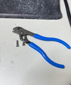 CHANNELLOCK 424 Straight Jaw Tongue & Groove Pliers, 4.5-inch | 1/2-inch Jaw Capacity | 3 Adjustments | Forged High-Carbon U.S. Steel | 90° Teeth Grip in Both Directions | Made in USA, Polished Steel 26 81n1Qc8sWsL