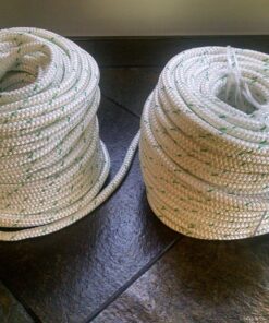 Giantex 3/7" Durable Braid Polyester Rope, 150 ft Heavy Duty Rope for Tie, Pull, Swing, Climb and Knot, High Strength Arborist Rope w/ 5953 lbs Breaking Strength, White 20 81n1tPP5jNL