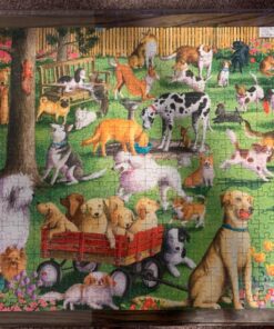 Ravensburger at The Dog Park Large Format 500 Piece Jigsaw Puzzle for Adults – Every Piece is Unique, Softclick Technology Means Pieces Fit Together Perfectly 23 81n2I68IshL