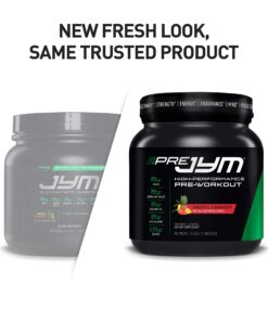 Pre JYM Pre Workout Powder - BCAAs, Creatine HCI, Citrulline Malate, Beta-Alanine, Betaine, and More | JYM Supplement Science | Rainbow Sherbert Flavor, 20 Servings 1.2 Pound (Pack of 1) 14 81n3QbuBC6L
