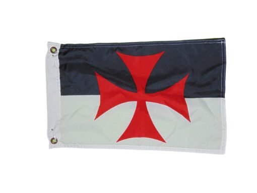 quarks Templar Knights Flag Polyester 12 X 18 Inches Boat Motorcycle Fort