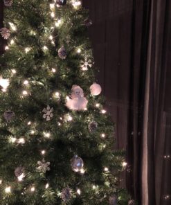 Kurt Adler C2683 2" Glass Iridescent Snowflake Ornaments, 12-Piece Set 48 81n4ChZOm9L