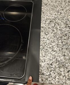 Linda’s Essentials Silicone Stove Gap Covers (2 Pack), Heat Resistant Oven Gap Filler Seals Gaps Between Stovetop and Counter, Easy to Clean Stove Gap Guard (21 Inches, Black) 21 Inches 45 81n4UCso3DL