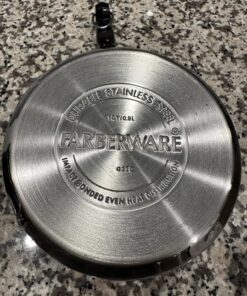 Farberware Classic Stainless Steel Sauce Pan/Saucepan with Lid, 1 Quart, Silver,50000,11.2"D x 6.3"W x 4.4"H Saucepot w/ Regular Lid (1 Quart) 38 81n4d6 0ICL