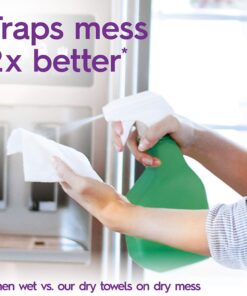 Viva Multi-Surface Cloth Paper Towels, Task Size - 12 Family Rolls (2 Packs of 6 Rolls) = 30 Regular Rolls (143 Sheets Per Roll), 286 Count (Pack of 6) 24 81n4dTvNnXL