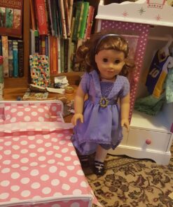 Badger Basket Toy Doll Travel Case with Pop-up Bed with Bedding for 18 inch Dolls - Pink 35 81n4pla0cgL 1