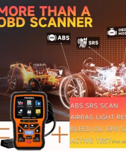 Alternative view of FOXWELL NT630 Plus OBD2 Scanner Diagnostic Tool, Car Code Reader ABS Scan Tool Bleeding Brake SRS Scanner Bidirectional Control with Airbag Light Reset SAS Calibration Oil Light EPB Service