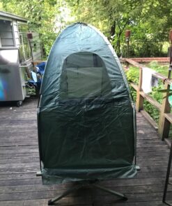 Outsunny Camping Tent Cot, Single Person Folding Cot Combo, Off-Ground Tent, Covered Outdoor Bed with Carry Bag for Hiking, Camping 36 81n8MZVyFBL