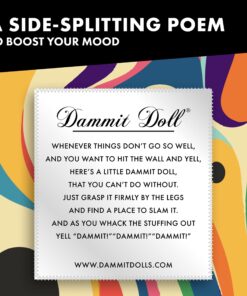 Alternative view of Dammit Doll - Classic Random Color, Stress Relief - Gag Gift - 1 Doll