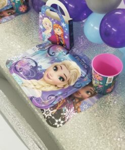 Blue Orchards Frozen 16-Ounce Cups (12), Disney Party Supplies, Frozen Party Tableware, Girls' Birthday Decorations 11 81nA2kMcwwL