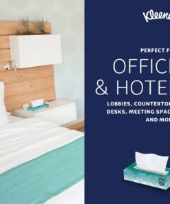 Kleenex Professional Facial Tissue for Business (21400), Flat Tissue Boxes, 36 Boxes / Case, 100 Tissues / Box, 3,600 Tissues / Case White 100 Count (Pack of 36) 32 81nAy58s4L