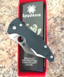 Spyderco Yojimbo 2 Specialty Tactical Knife with 3.2" CPM S30V Steel Black Wharncliffe Blade and Durable Black G-10 Handle - PlainEdge - C85GP2 Steel Blade 60 81nCcjStuZL