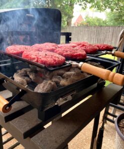 Marsh Allen 30052 Cast Iron Hibachi 10 by 18-Inch Charcoal Grill 20 81nCnyMkclL