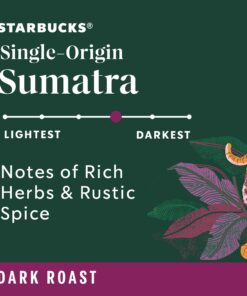 Starbucks K-Cup Coffee Pods—Dark Roast Coffee—Sumatra for Keurig Brewers—100% Arabica—6 boxes (60 pods total) 21 81nCxXzyNwL