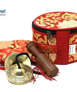 4.5" Tibetan Singing Bowl for Meditation, Sound Healing, Yoga & Sound Therapy. Made of 7 metals. Cushion Suede leather Wooden Mallet, Box & Tingsha nincluded Thamelmart … (4.5 Inch Matte) 4.5 Inch Matte 15 81nEAXBJ34L