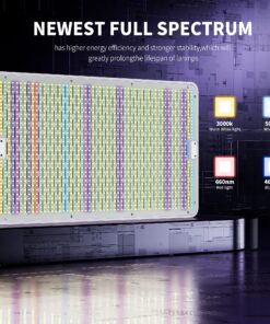 KingLED Newest 3000w LED Grow Lights with LM301B LEDs 4 * 2ft Coverage Full Spectrum Grow Lights for Indoor Hydroponic Plants Veg Bloom Greenhouse Growing Lamps 34 81nENIiU0RL 2