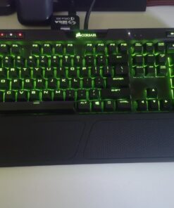 Corsair K70 RGB MK.2 Rapidfire Mechanical Gaming Keyboard - USB Passthrough & Media Controls - Fastest & Linear - Cherry MX Speed - RGB LED Backlit MX SPEED (Linear & Fast) Black 57 81nEhDqPB7L