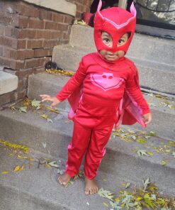 PJ Masks Owlette Classic Costume for Toddler Small (2T) Multi-colored 22 81nFETANi L