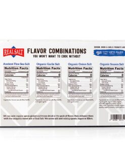 Redmond Real Sea Salt - Natural Unrefined Organic Gluten Free, Seasoning Set (1 Pack) 4 Piece Assortment 9 81nG8cRuU8L