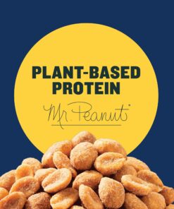 PLANTERS Salted Caramel Peanuts, Sweet and Salty Snacks, Plant-based Protein, 6 oz Canister ( 8 Count ) 6 Ounce (Pack of 8) 11 81nGcCsOTfL