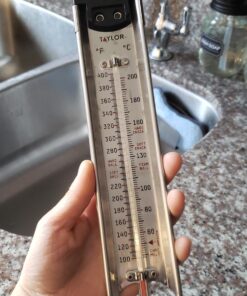 Taylor Stainless Steel Candy Deep Fry Food Cooking Kitchen Analog Thermometer, 12 Inches Traditional 31 81nHMEv59FL