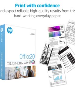 HP Printer Paper | 8.5 x 11 Paper | Office 20 lb | Quickpack Pallet - No Ream Wrap - 80 Cartons | 92 Bright | Made in USA | FSC Certified | 112103P Quickpack |Pallet Letter (8.5 x 11) 12 81nHgWfvSkL 1
