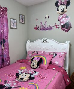 RoomMates RMK2008GM Minnie Bow-Tique Peel and Stick Giant Wall Decal , Pink Bow-Tique Giant 25 81nI7yIzYCL