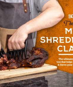 Alternative view of Bear Paws Meat Claws - The Original Meat Shredder Claws, USA Made - Easily Lift, Shred, Pull and Serve Meats - Ultra-Sharp, Ideal Meat Claws for Shredding Pulled Pork, Chicken, Beef, Turkey - Orange Hunter Orange