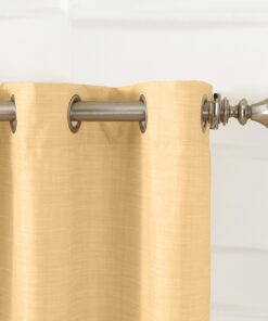 Alternative view of Sun Zero Randall Thermal Insulated Energy Efficient Grommet Curtain Panel, 40" x 63", Yellow 40 in x 63 in Panel