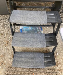 Camco 42925-A Gray 18 Inch 42925 18" Rv Step Rug-Grey 34 81nMALFtRpL