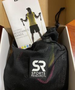 Sweet Sweat Hip Bands and Resistance Set with 3 Levels of Resistance | Non-Slip Fabric Booty Bands for Squats & Lunges | Includes Free Mesh Carrying Bag Training Bands 21 81nP2BsNXiL
