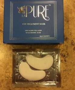 LA PURE Luxury Collagen Eye Mask - Under Eye Patches with Hyaluronic Acid, Dark Circles Under Eye Treatment, Under Eye Bags Treatment, Eye Mask for Puffy Eyes, Undereye Dark Circles Pads (15 Pairs) 15 Pair (Pack of 1) Silver 31 81nQZohS35L