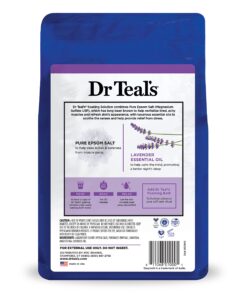 Dr Teal's Epsom Salt Soaking Solution, Soothe & Sleep, Lavender, 3lbs (Packaging May Vary) 3 Pound (Pack of 1) White 26 81nRQrkiyVL