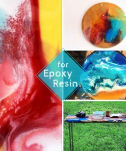 Epoxy Resin Color Pigment - Huge 100g/3.5 Ounces Metallic Mica Powder for Epoxy Resin Art Coloring, Slime Making - Cosmetic Grade Resin Color Dye for Jewelry, Soap Making, Painting, Nails Art (Black) Black 11 81nTWqgnYEL