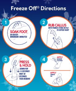 Compound W Freeze Off Plantar Wart Remover Kit, 8 Applications,1 Count (Pack of 1) Unflavored 16 81nWCtcAsoL