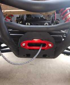 WARN 101140 AXON 45-S Powersports Winch With Spydura Synthetic Rope and HUB Wireless Receiver: 1/4" Diameter x 50' Length, 2.25 Ton (4,500 lb) Pulling Capacity No Size 33 81nWxUME0LL