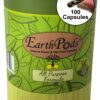 EarthPods Organic Indoor Plant Fertilizer Spikes – All Purpose House Plant Food Sticks (100 Concentrated Capsules) – Potted Plants – Best Gardening Gifts for Women – Made in USA Indoor Plant Food Fertilizer 2 81nX6ParoL 1