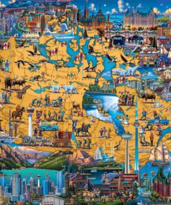 Dowdle Jigsaw Puzzle - Best of Canada - 1000 Piece 6 81nXYVKHBbL