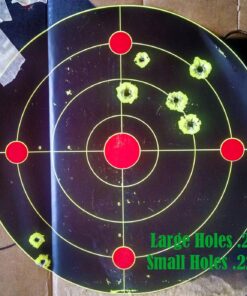 Splatterburst Targets - 8 inch Stick & Splatter Self Adhesive Shooting Targets - Gun - Rifle - Pistol - Airsoft - BB Gun - Pellet Gun - Air Rifle - Made in USA 100 pack 33 81nYeKaisL 1