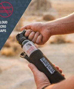 SABRE Frontiersman 9.2 oz. Bear Spray, Maximum Strength 2.0% Major Capsaicinoids, Powerful 35 ft. Range Bear Deterrent, Outdoor Camping & Hiking Protection, Quick Draw Holster & Multipack Options Black3 23 81nZBF05iDL