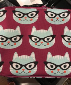 Bentology Lunch Box for Girls - Kids Insulated, Durable Lunchbox Tote Bag Fits Bento Boxes, Containers w/Lids, Jars & Bottles, Back to School Reusable Lunch Sleeve Keeps Food Hotter or Colder Longer Kitty 28 81nbO7S1IzL