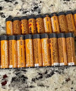 Amazon Basics 20-Pack AAA Alkaline High-Performance Batteries, 1.5 Volt, 10-Year Shelf Life 20 Count (Pack of 1) 41 81nd3TjMuyL