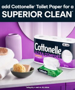 Cottonelle Ultra Comfort Toilet Paper with Cushiony CleaningRipples, 2-Ply, 24 Family Mega Rolls (4 Packs of 6) (24 Family Mega Rolls = 108 Regular Rolls), 325 Sheets per Roll, Packaging May Vary 6 Count (Pack of 4) 32 81ndiOT8qJL