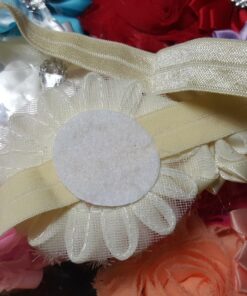 QandSweet Baby Girl Headbands with Polygonal Flower Inlay Rhinestone for Photography (10 Pack) 10Pack 3.5x2.3 38 81neSZkZ8zL